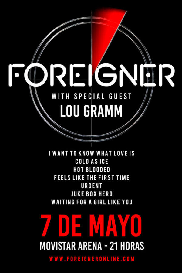 Foreigner 7 de mayo