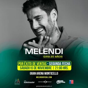 Melendi Gran Arena Monticello 14 Noviembre