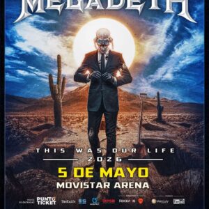 Megadeth 5 de mayo 2026