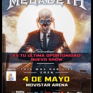 Megadeth 4 de mayo 2026
