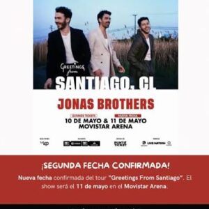 Jonas Brother 11 de Mayo